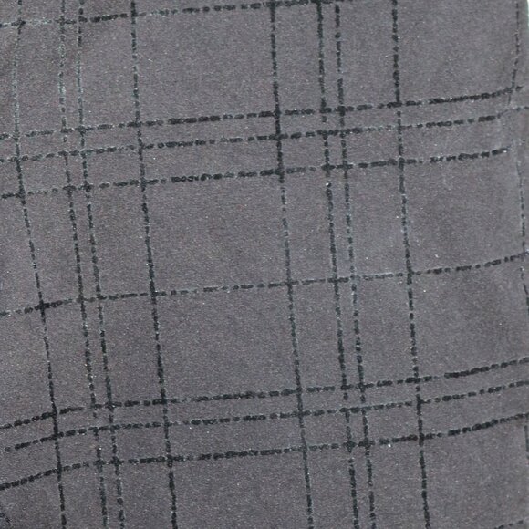 Alfani Petite Black Textured Plaid Stretch Slim Ankle Pants Sz 10P - Picture 3 of 6